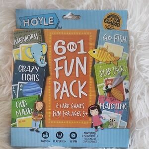 💥New Hoyle 6-in-1 Fun Pack Card Games